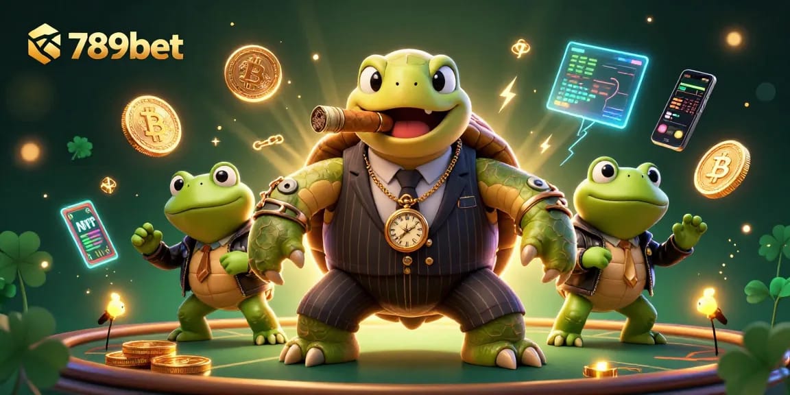 Win big with 789bet: Experience thrilling casino action in an animated 3D scene with energetic characters.