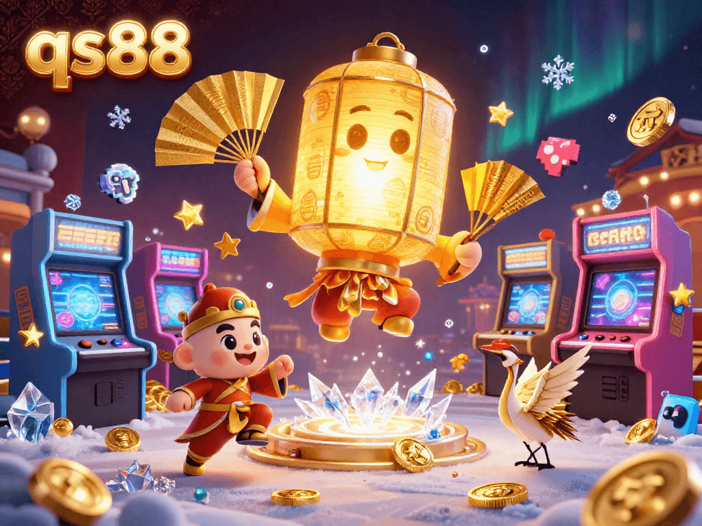 Experience thrilling gameplay at qs88 with vibrant arcade elements and golden casino spirit.