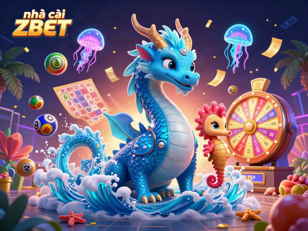 Play exciting games at nhà cái ZBET while enjoying vibrant 3D casino action with mythical creatures.