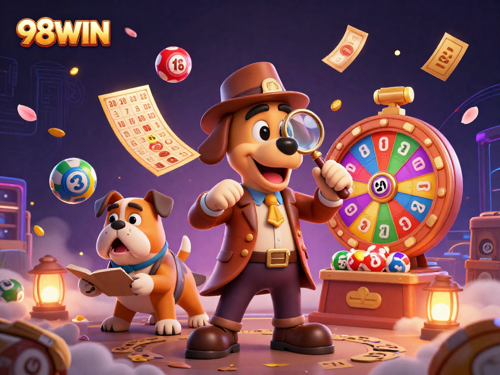 Engage with the 98WIN world of casino adventure, where treasure clues and vibrant gaming elements come alive.