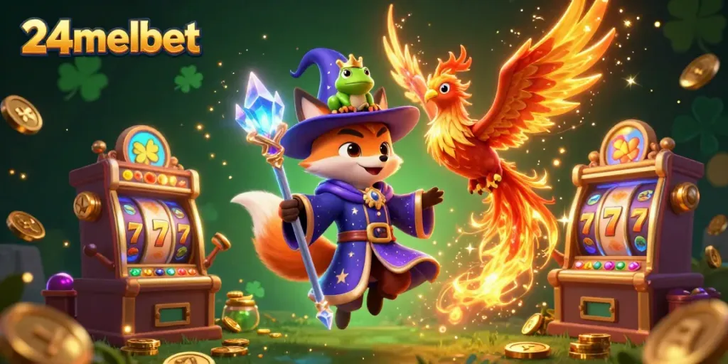 Engage with the magical world of 24melbet in a vibrant 3D casino adventure.