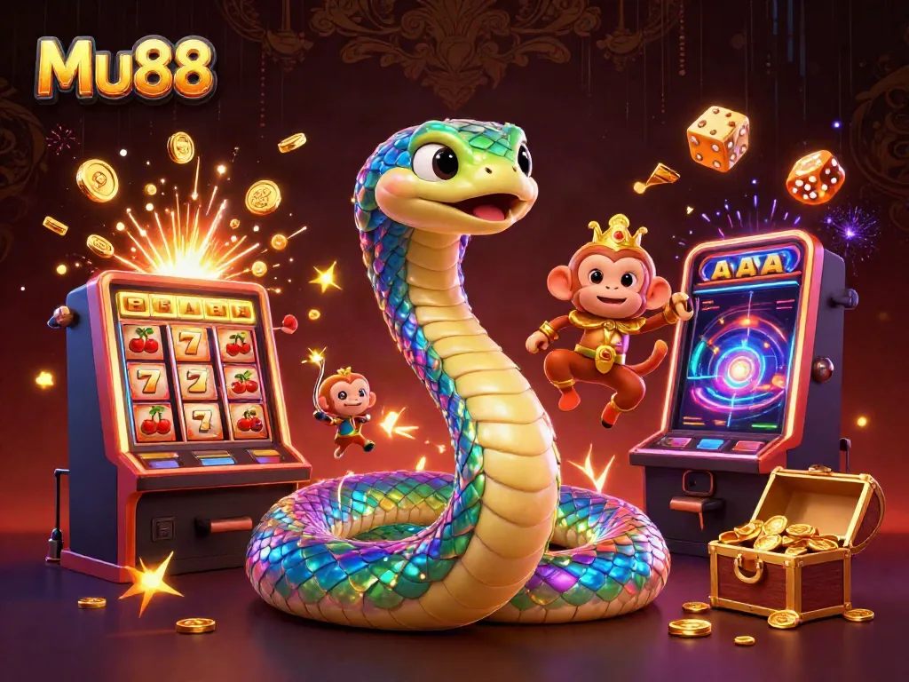 Mu88 captivates players with vibrant casino adventures and jackpot thrills in this dynamic scene.