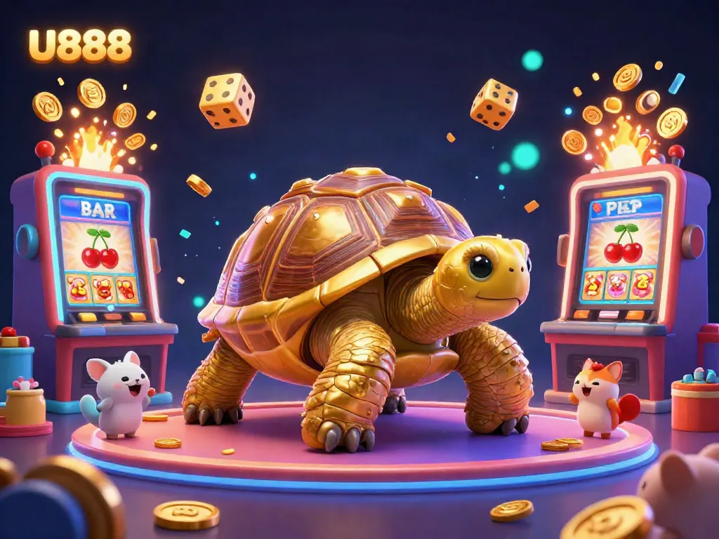 Experience vibrant U888 gaming excitement with playful characters and dynamic jackpot elements.