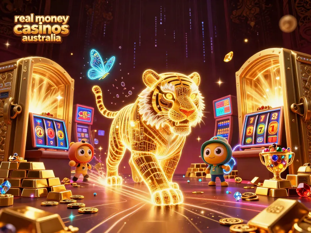 Experience the thrill of real money casinos Australia with a vibrant, energetic digital casino landscape.