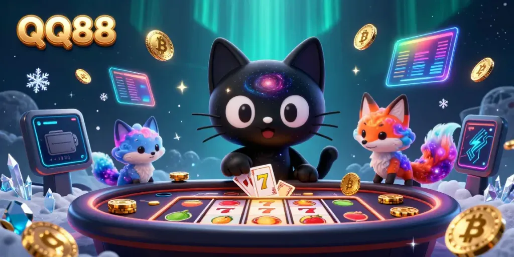Experience cosmic casino adventures with QQ88 featuring unique gaming elements and stellar characters.