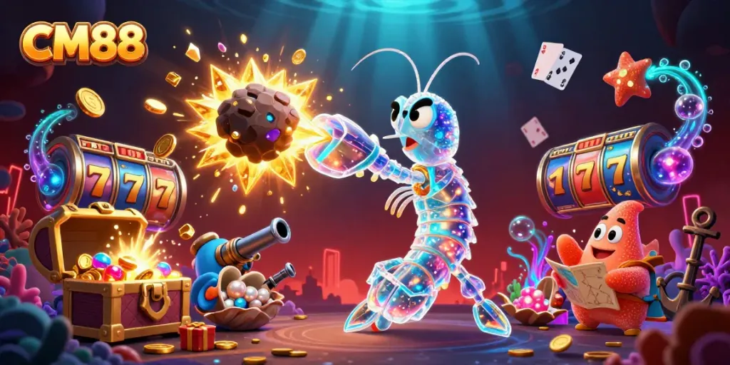 Experience an exciting CM88 gaming adventure with galactic samurai and treasure in stunning 3D.