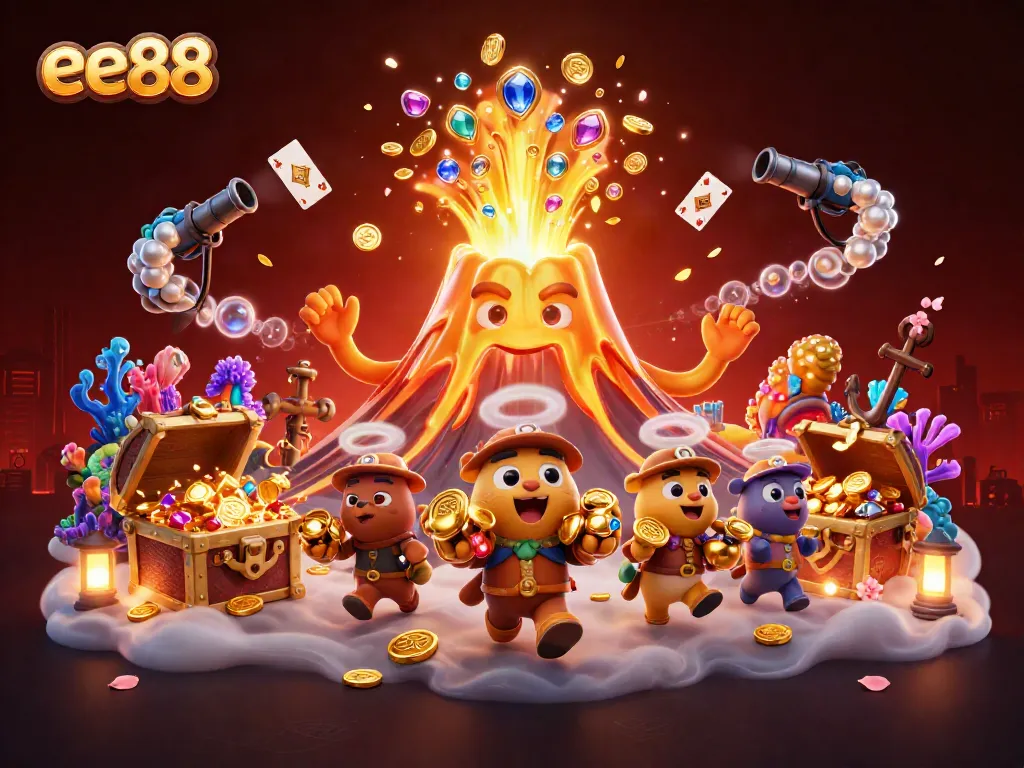Play thrilling games at ee88 with a vibrant eruption of treasures and action.