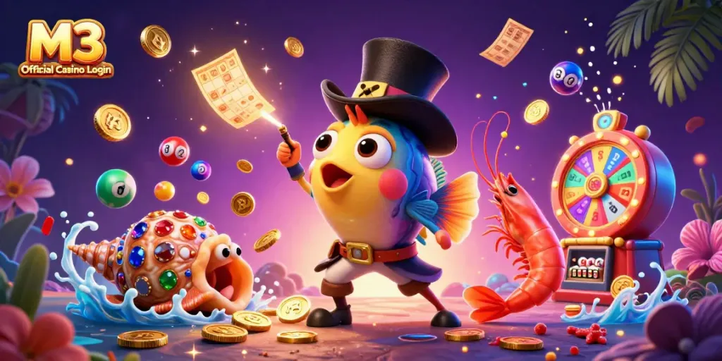 Experience exciting gameplay at M3 Official Casino Login with vibrant characters and dynamic elements