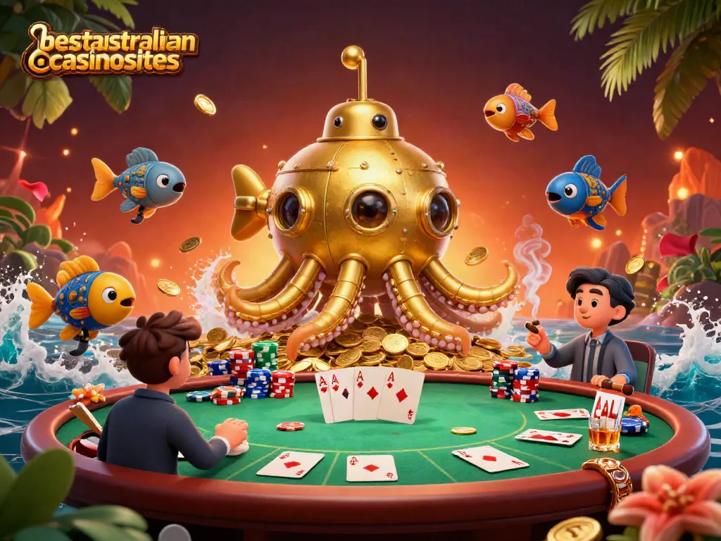 Experience thrilling gameplay at besteaustraliancasinosites with our kraken-themed casino adventure.