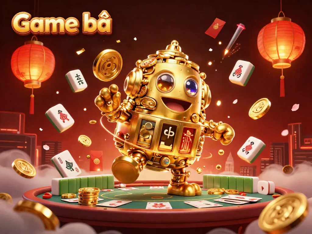 Experience thrilling Game bài action with vibrant characters and casino elements.